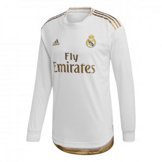 camiseta primera equipacion del Real Madrid 2020 manga larga